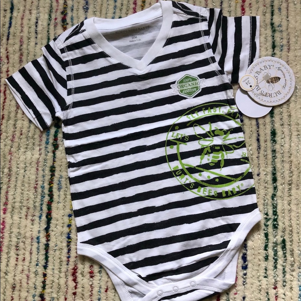 Burt’s Bees Baby v-neck onesie